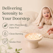DEVI 10LB Pearled Candle Sand Wax with 100 Wicks, Refillable DIY Candle Kit | Natural Plant-Based Candle Beads Wax, Clean Burning, Long Lasting, Ideal for Birthdays, Weddings and Christmas