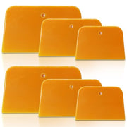 Wulitaotao Body Filler Spreaders, 6PCS Plastic Spreader,4, 5, 6 Inch | Body Filler Spreaders Plastic Tools for Applying Fillers, Putties, Glazes, Caulks and Paint