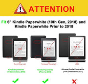 Fintie Stand Case for 6" Kindle Paperwhite 10th Gen 2018, Vintage Brown