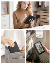 MoKo Case for 7" Kindle Paperwhite 12th Gen 2024 & Kindle Colorsoft, Black | for Signature Edition 2024, Lightweight Cover with Hand Strap, Auto Wake/Sleep