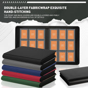 Toploader Binder,Trading Card Binder Storage Hold up 288 Cards 9-Pocket Top Loader Binder with Sleeves for 3"x4" Rigid Toploaders Hard Cases (9Black)