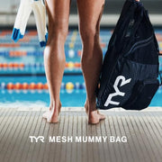 TYR Big Mesh Mummy Backpack, Black