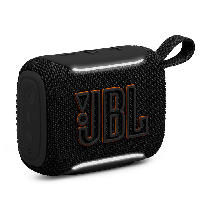 JBL Go 5 Portable Bluetooth Speaker, Waterproof and Dustproof - Black | Dustproof Drop-Proof With up to 10 Hr Battery, Stereo Pairing, App Control For Pool, Beach, Outdoor Listening