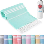 Antfuny Turkish Beach Towels Vacation Quick Dry Sand Free Oversized Bath Pool Swim Towel Extra Large XL Blanket Adult Travel Cruise Accessories