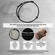 BattlBox Bracelet Car Window Breaker Wrist Strap, Escape Tool Handcuff Key | Glass Breaker Bracelet, EDC Survival Gear, Safety Bracelet, Emergency Tool, Tungsten Carbide Bead, Vehicle Rescue Kit