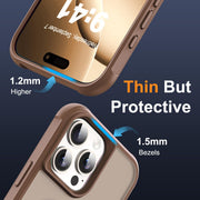SKYLMW Compatible with iPhone 16 Pro Max Case with Stand,Desert Brown | iPhone 16 Pro Max Phone Case 6.9",Magnetic Ring Stand,Compatible with MagSafe,Military-Grade Protection,Great Grip Feeling