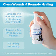 Vetericyn Plus Dog Wound Care Spray, Lick-Safe Wound & Skin Care, 3 oz | Cleans cuts, scrapes, bites & post-surgical sites; no sting; no antibiotics or steroids; lick-safe & safe for all animals