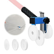 LookFox Backer Rod Insertion Tool, Depth - Adjustable with Auxiliary Wheels | with 4 Interchangeable Wheels, for Concrete Joint Sealing, Road Construction and Construction Projects