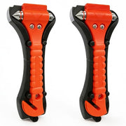 BFXM Car Window Breaker Hammer and Seat Belt Cutter 2-in-1, 2 Packs | Emergency Escape Tool, Safety Glass Breaker, Automotive Safety Essentials And Car Accessories