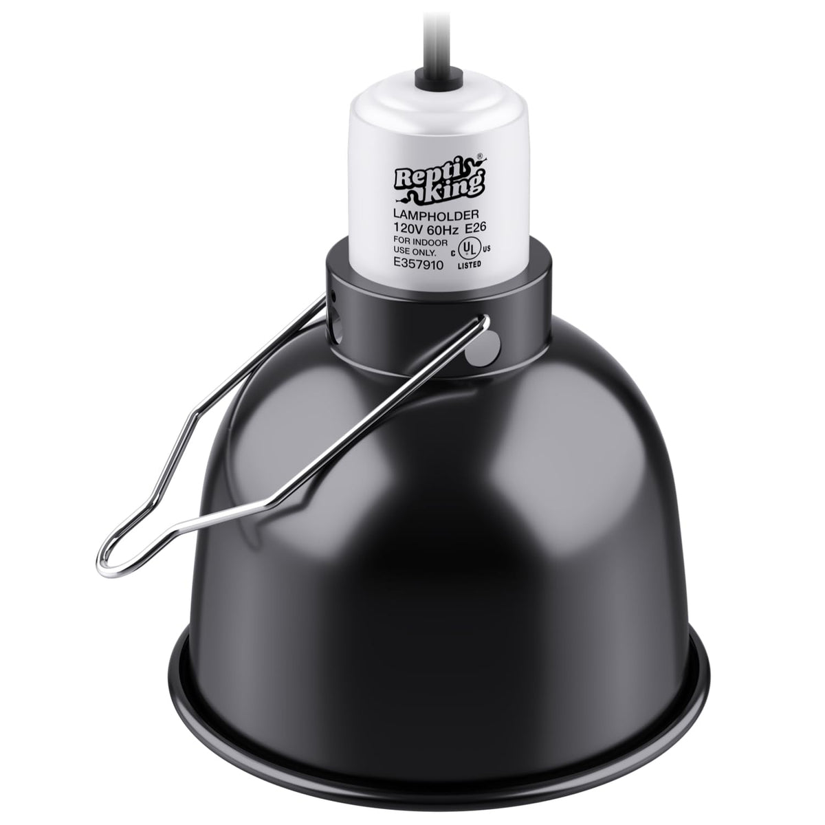 ReptiKing Reptile Light Fixture, 5.5'' Standard Dome for Reptile Basking Bulb Light/Heat Lamp/Ceramic Heat Emitter, 5.5 Inch Light Dome