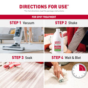 Nature's Miracle Carpet Shampoo Pet Stain & Odor Remover, 64 oz | Bio-Enzymatic Formula Removes & Deodorizes Deep-Set Pet Stains, For Water-Based Carpet Cleaners, Use on Carpet & Upholstery