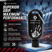 EVMT Brands Liquid Chalk, Mess Free Gym Chalk for Weightlifting, Gymnastics, Rock Climbing, Dancing. Sweat Resistant and Long Lasting for Stronger Grip.