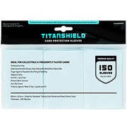 TitanShield Premium Card Sleeves | Compatible with Pokemon, One Piece, Lorcana, Flesh & Blood, & Magic The Gathering MTG | (150 Sleeves - Standard) (1, Clear, Standard | 66x91mm)