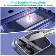 PEHAEL for iPhone 18 Pro Max Privacy Screen Protector+Camera Lens Protector | 3+3 Pack, Installation Frame, Cleaning kits, Anti-Spy Private, Anti-Scratch, 9H Tempered Glass, Case Friendly