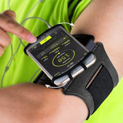 VUP Running Armband 360°Rotatable for iPhone 17/16/15/14/13/Pro Max/Pro/Mini/12/11/SE/Xs/XR/X/8/7/Plus, Fits All 4-6.7 Inch Smartphones, with Key Holder Phone Armband for Running Hiking Biking (Black)