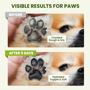 PawSono Lick-Safe Dog Paw & Nose Balm with Coconut Oil | All-Natural Dog Paw Protector Against Hot Pavement & Sand, Great for Dogs who Hate Dog Booties or Shoes (2.1 oz / 60 g)