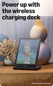 Like-New Amazon Kindle Colorsoft Signature Edition 32GB (newest model) – With color display, auto-adjusting front light, wireless charging, and long battery life - Metallic Black