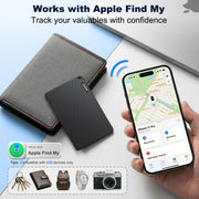 Wallet Tracker for Apple Find My, [Apple MFi Certified], iOS Only | 5+ Year Battery, Ultra-Slim Smart Card Tracker for Walle, Wallet Tracker Card forWallet, Passport, Luggage, Purse & Backpack