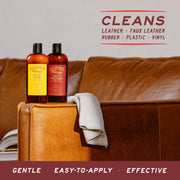 Leather Honey Leather Cleaner – Non-Toxic & Made in the USA Since 1968 | Deep Cleans Leather, Faux Leather & Vinyl – Restore Couches, Car Seats, Purses, Shoes & Bags. For Any Color, Including White