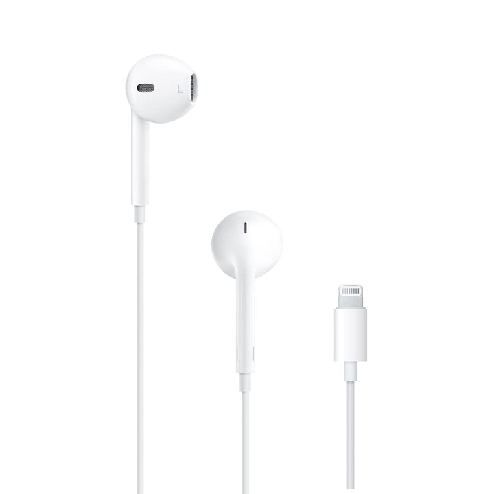 Apple EarPods Headphones with Lightning Connector | Wired Ear Buds for iPhone with Built-In Remote to Control Music, Phone Calls, and Volume
