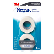 Nexcare Gentle Paper Tape, Medical Paper Tape, Secures Dressings and Lifts Away Gently - 1 In x 10 Yds, 2 Rolls of Tape