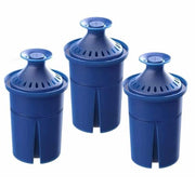 Elite Water Filter Replacements for Brita Pitcher Water Filter and Dispensers, NSF Certified to Remove 99% of Lead,BPA FREE,3 Count(Blue)