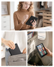MoKo Case for 7" Kindle Paperwhite 12th Gen 2024 & Kindle Colorsoft, Black | for Signature Edition 2024, Lightweight Cover with Hand Strap, Auto Wake/Sleep
