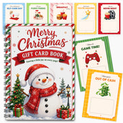 Merry Christmas Gift Card Book For Teens, Adults, 24 Pages Gift Card Holder | 5x7 Inches Christmas Gift Card Book For Adults, Kids, Teens; Easy to Gift, Stocking Stuffers For Teen Girls, Trendy Stuff