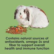 Kaytee Fiesta Rabbit Food, Supports Dental Health and Digestion | Fun at feeding time. Small animal food with bunny enrichment. Shapes, textures, fruits and veggies