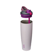 Owala FreeSip Tumbler Stainless Steel Water Bottle 40 oz Dreamy Field | Triple-Layer Insulation | Leak-Proof Lid with Push-Button | Double Threaded Lid for Left and Right-Handed Drinking
