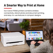 Canon PIXMA TS4320 – Wireless Color Inkjet Printer with Print, Copy, Scan | Cost Efficient Multi-Function Photo Printer, Copier, Scanner for Home Use, Compact Design, Easy Setup