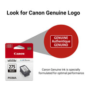 Canon Genuine PG-275 Black Ink Cartridge | Compatible with TS3520/3522, TR4720/4722, TS3720/3722