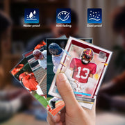 1000ct Card Sleeves for Trading Cards, Clear Soft Baseball Sports Sleeves | Soft Plastic Protector Card Sleeve, Clear Card Sleeve Fit for Baseball, Football Sports Cards, PKM, MTG, Game, Standard Cards