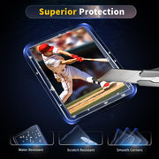 400 Card Sleeves Hard Plastic, 3×4 Baseball Card Holder for Sports Cards | Trading Card Protectors,35pt Hard Top Cases for Football MTG PKM Game Trading Cards（200 Hard Sleeves + 200 Soft Sleeves)