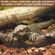 ZeeDix 10LBS Coconut Husk Chip Substrate for Reptiles, 72QT Coco Husk Chips | Organic Coco Coir Chips for Snake Habitat, Reptile Bedding for Ball Python, Tortoises, Geckos, Lizards Terrarium Tanks