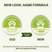 PawSono Lick-Safe Dog Paw & Nose Balm with Coconut Oil | All-Natural Dog Paw Protector Against Hot Pavement & Sand, Great for Dogs who Hate Dog Booties or Shoes (2.1 oz / 60 g)