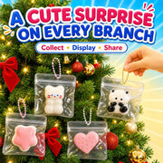 2026 Christmas Kawaii Squishy Advent Calendar for Kids | 24 daily surprise squishies in blind bags with Reusable PVC Bags, Stocking Stuffers Party Favors for Girls Boys