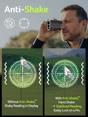 Acer Gadget Golf Rangefinder with Slope On/Off, 800/1200Yards, Golf Gifts | 6X Magnification with Flag Pole Locking Vibration, Rechargeable Battery with Magnetic Stripe, Golf Accessories for Men.
