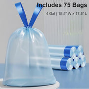 Purexa 2.3 Gallon Slim Small Bathroom Trash Can with Lid, White Dog Proof Garbage Can with Air-Press Bag Expander & Removable Bucket, Narrow Bathroom Waste Basket for Bedroom, Office, Dorm