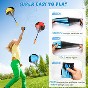 Parachute Toy for Kids, Outdoor Toys Flying Parachute Men, Inside & Outside Toys for or 3 4 5 6 7 8 9 10 11 12 Year Old, Christmas Stocking Stuffers for Kids Grandkids Ideal 2025 Unique Party Favors