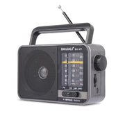 Portable AM/FM Transistor Radio with Loud Speaker, Battery or USB Powered | Compact Emergency Radio for Indoor, Outdoor, Travel & Storms (Model BJL-671)
