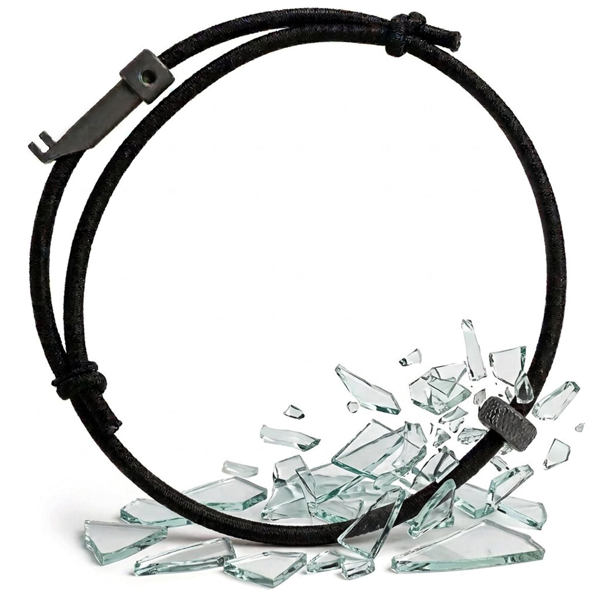 BattlBox Bracelet Car Window Breaker Wrist Strap, Escape Tool Handcuff Key | Glass Breaker Bracelet, EDC Survival Gear, Safety Bracelet, Emergency Tool, Tungsten Carbide Bead, Vehicle Rescue Kit