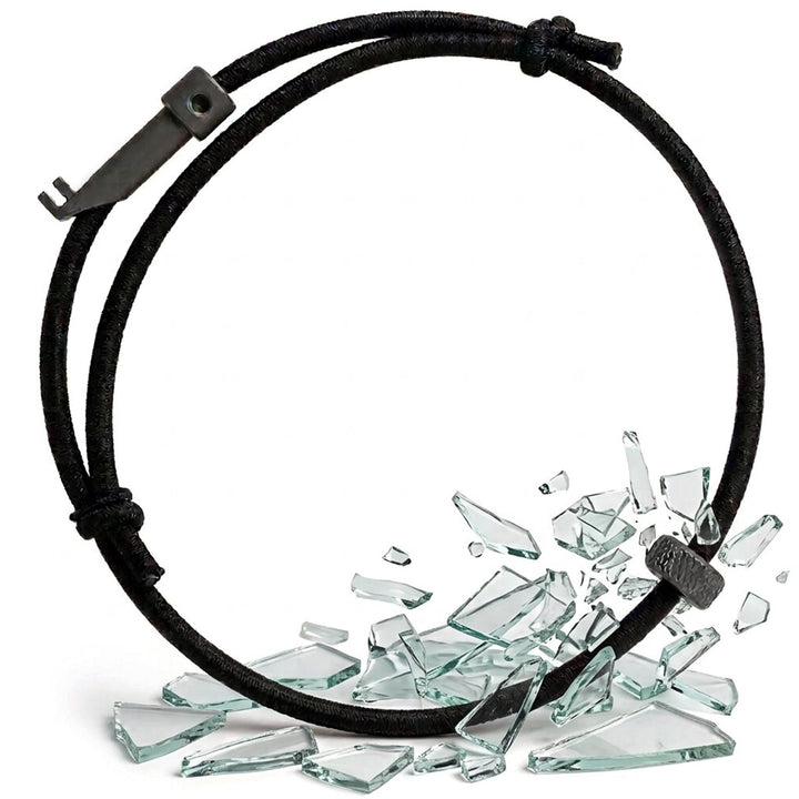 BattlBox Bracelet Car Window Breaker Wrist Strap, Escape Tool Handcuff Key | Glass Breaker Bracelet, EDC Survival Gear, Safety Bracelet, Emergency Tool, Tungsten Carbide Bead, Vehicle Rescue Kit