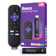 Roku Streaming Stick HD with Voice Remote | Compact 4K Streaming Device for TV with Roku Voice Remote & Long-Range Wi-Fi - Free & Live Local News, Sports