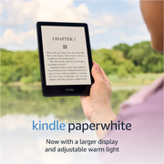 Amazon Kindle Paperwhite (16 GB) – Now with a larger display, adjustable warm light, increased battery life, and faster page turns – Black
