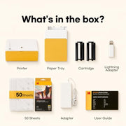KODAK Dock Plus 4x6 Photo Printer, Smartphone Docking, 4PASS, 50 Sheets | Bluetooth, iPhone & Android Smartphone Compatible, Charge While Printing, Water, Fingerprint and Fade Resistant