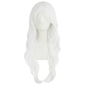 MapofBeauty 70 cm/ 28 inch Cosplay Curly Anime costume Fashion Wig (White)