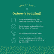 Oxbow Small Animal Bedding, Hamster, Guinea Pig, Rabbit, White, USA, 72 L | Pure Comfort, Hamster Bedding, Guinea Pig Bedding, Low Dust, Virgin Paper, Litter Box, Bunny, Rats, Gerbils, Chinchillas