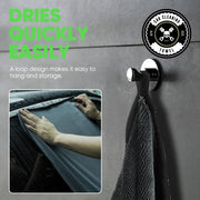 KKV 2-Pack Microfiber Towels for Cars (36"x 24"), Single-Sided Twisted Loop Car Towels, Super Absorbent, Scratch-Free and Streak-Free Car Drying Towels for SUVs and Trucks