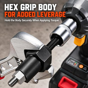 Industrial Grease Unclogger, Grease Fitting Cleaning Tool with Adapters | Up to 600 PSI Applies Focused Pressure to Hardened Grease, with M6, M8, and M10 Connections for Equipment Maintenance
